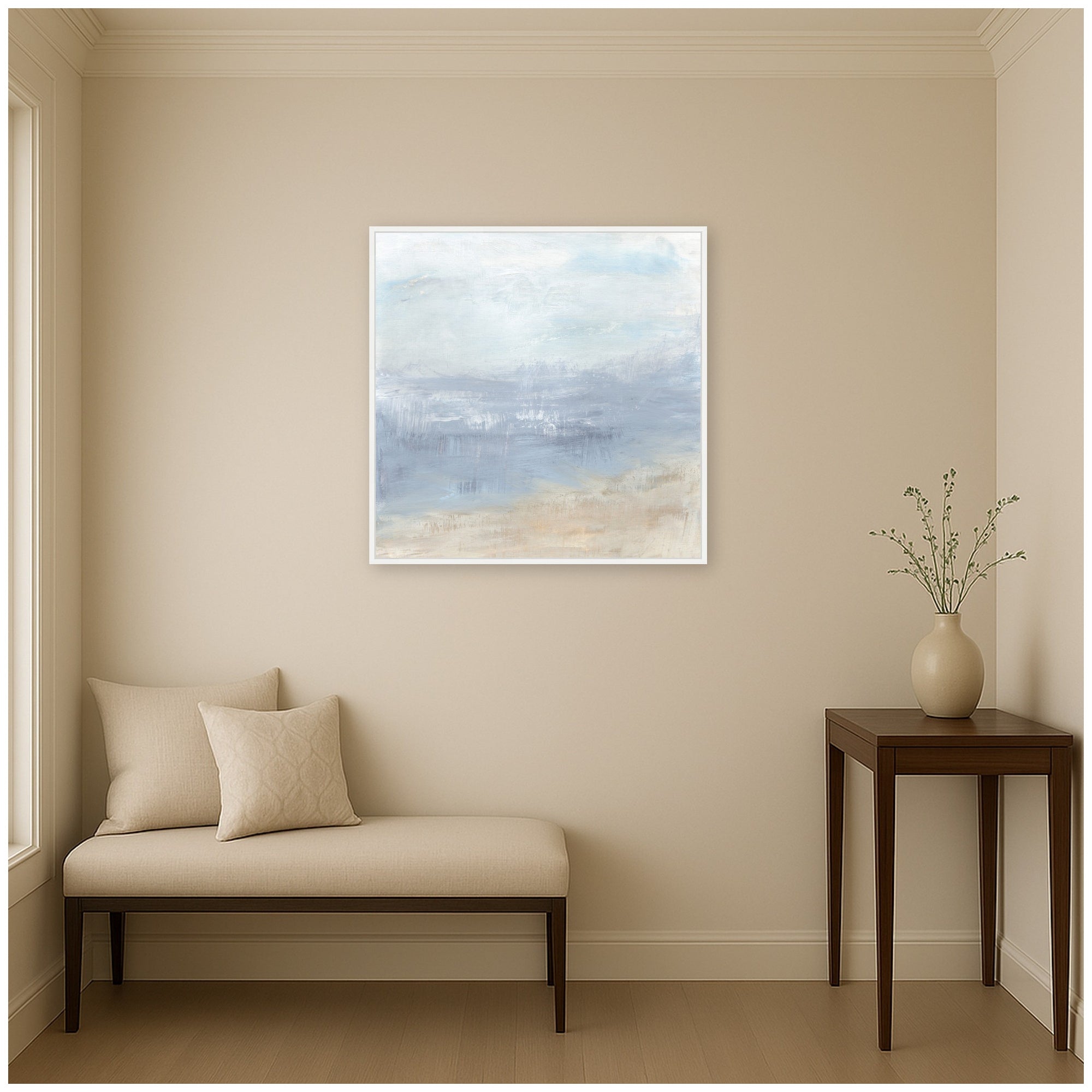 Framed Canvas 30x30 Sylvie White 6