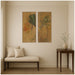 Art Set 2 Piece Set 18x40 Sylvie Dark Gold 6
