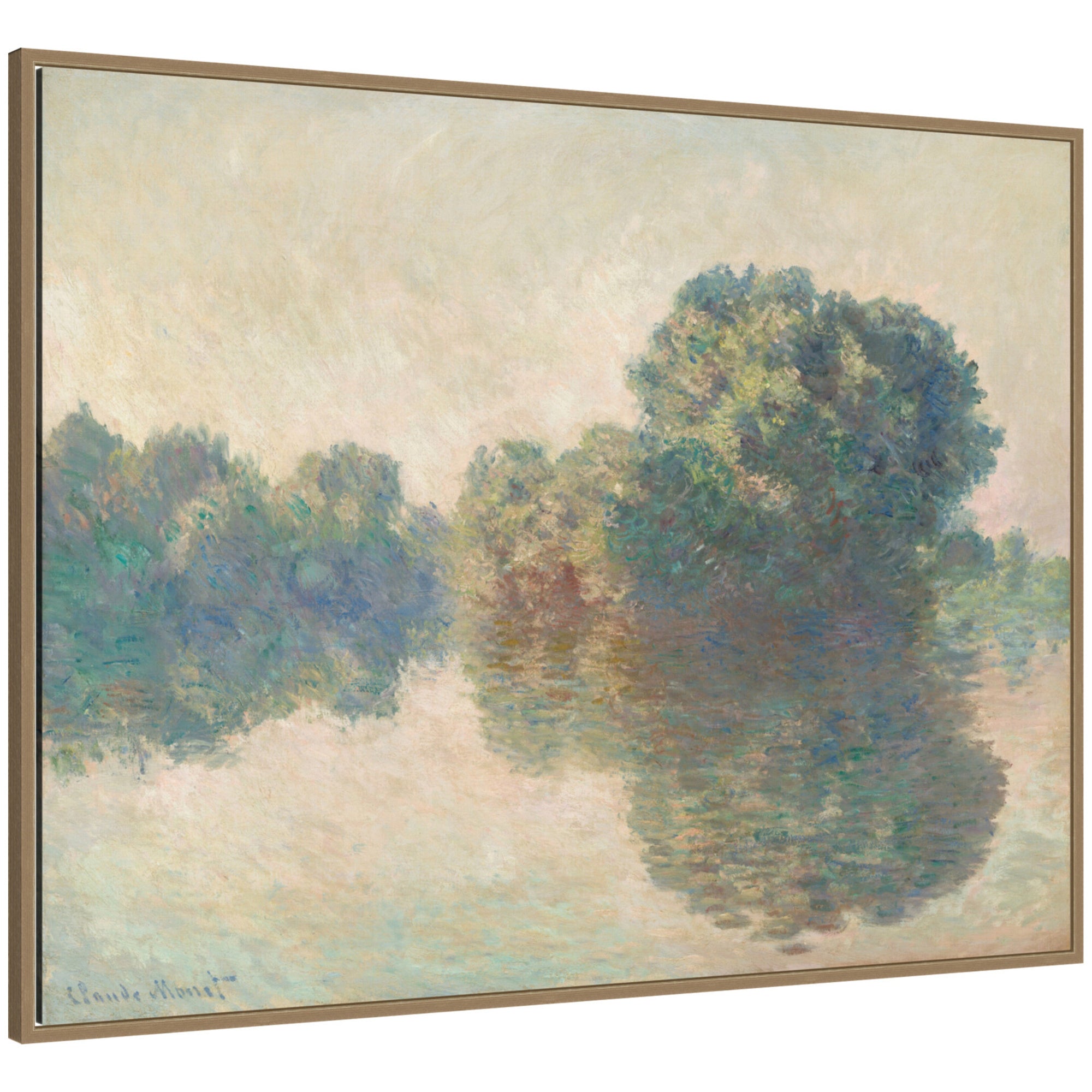 Framed Canvas 42x32 Sylvie Dark Gold 1