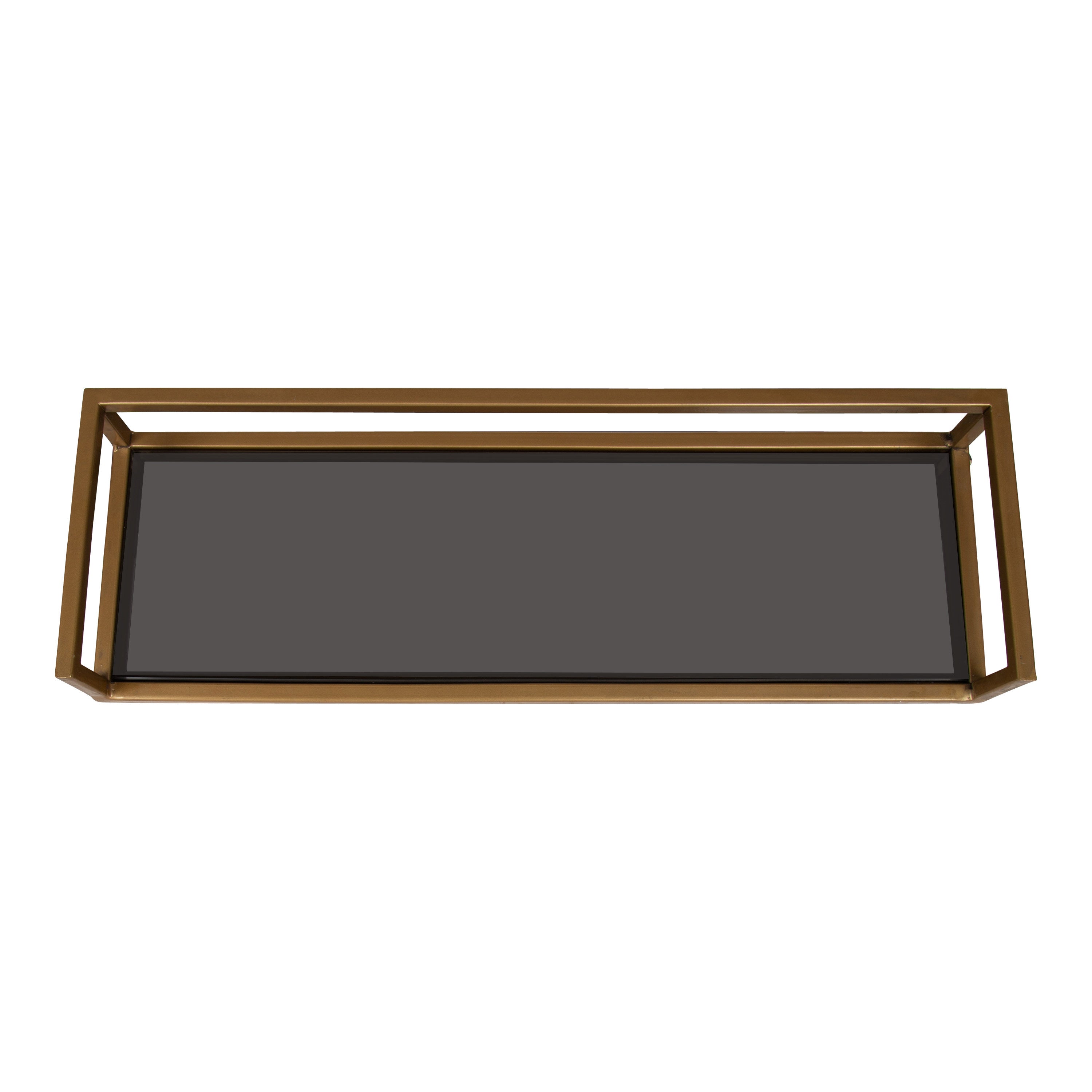 Floating Shelf 24x8x3 Gold Black 6