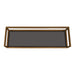 Floating Shelf 24x8x3 Gold Black 6