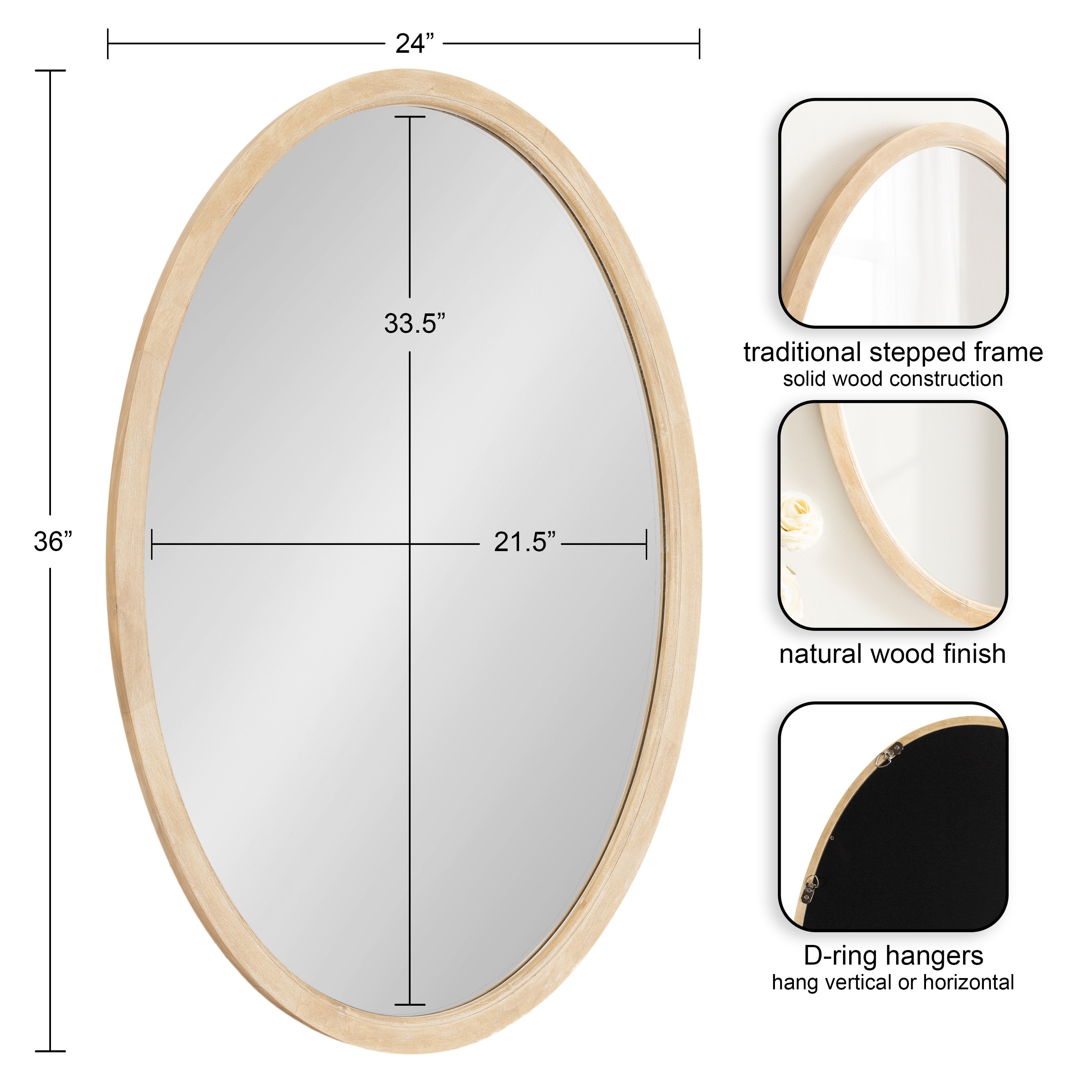 Oval Natural 24x36 2