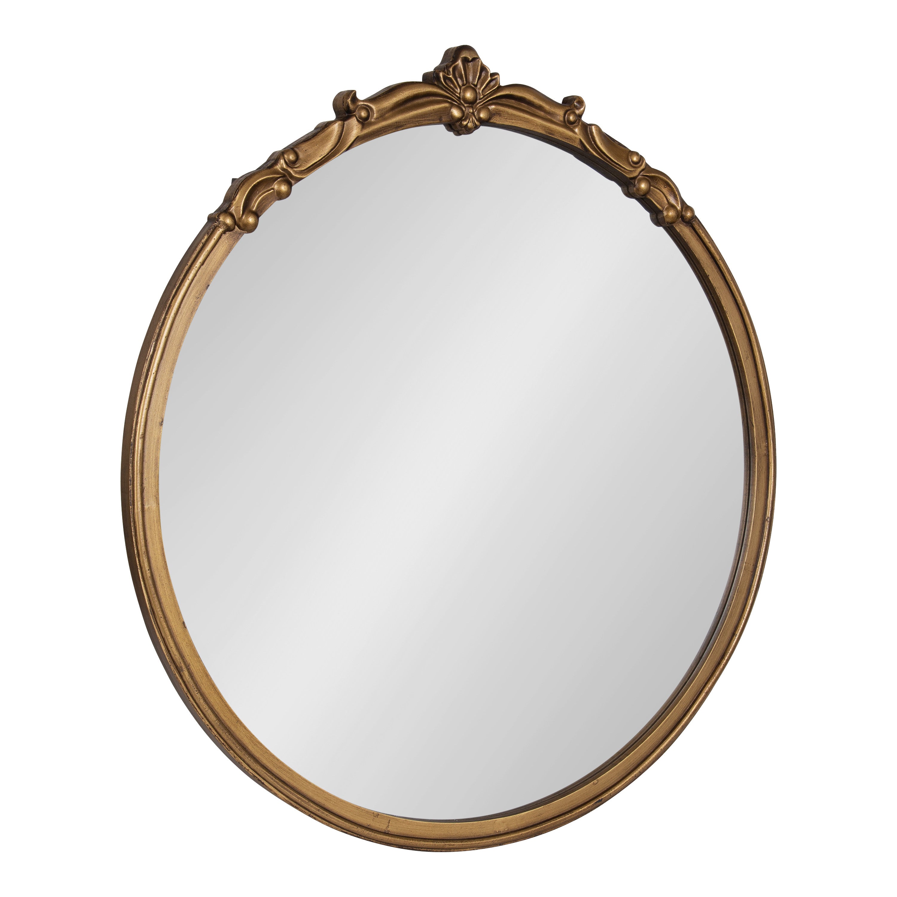 Round Mirror Gold 30" Diameter 1