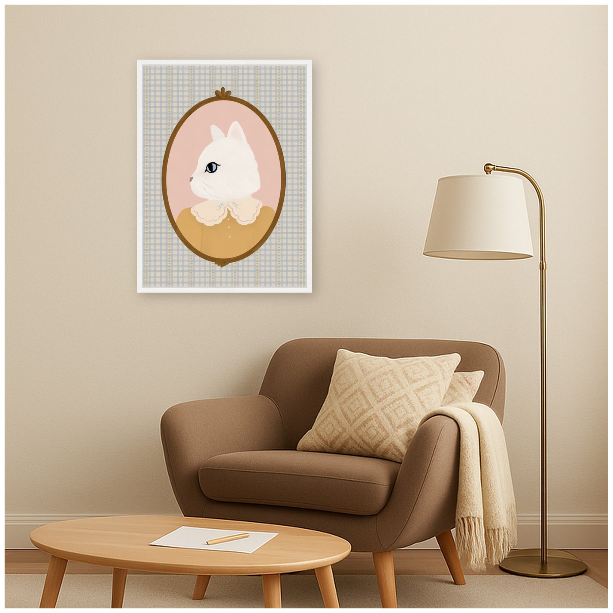 Framed Canvas 18x24 Sylvie White 7