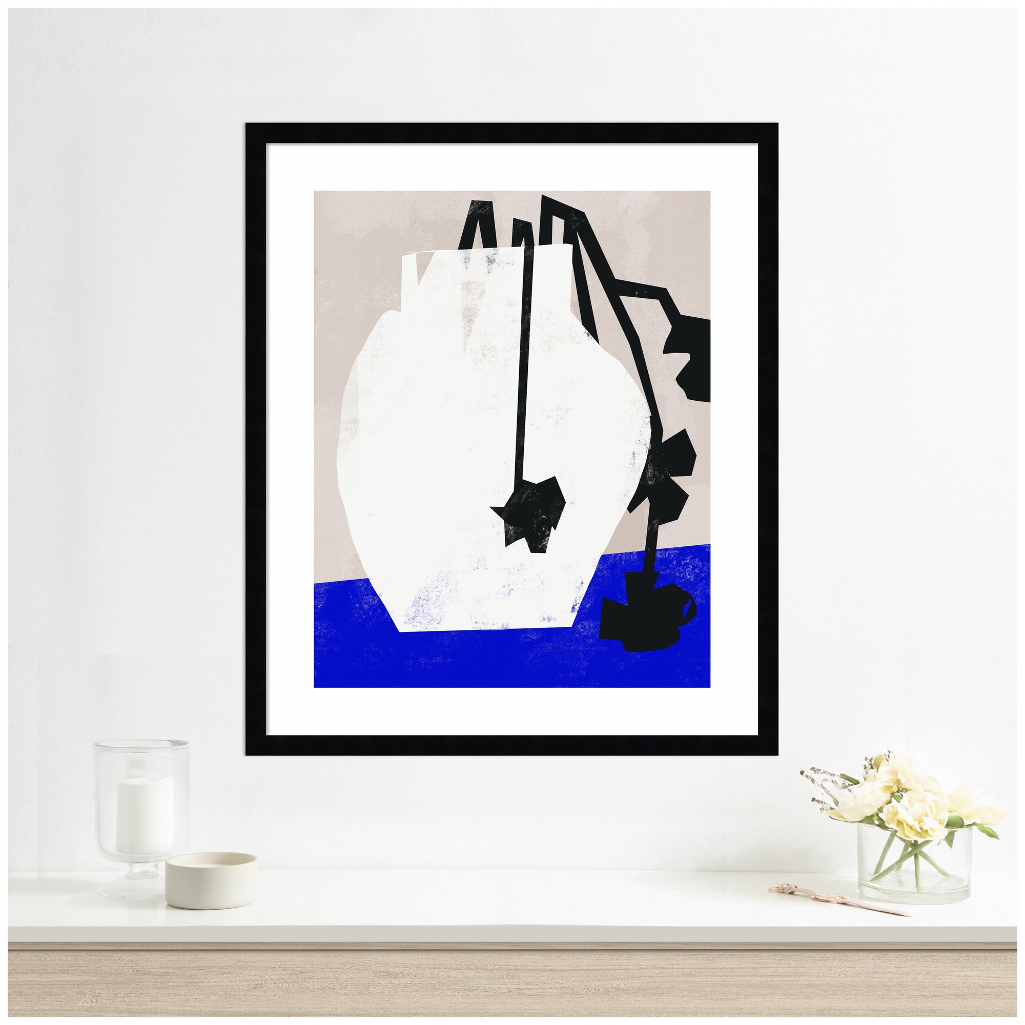 Framed Art Svelte Noir Black 21x25 6