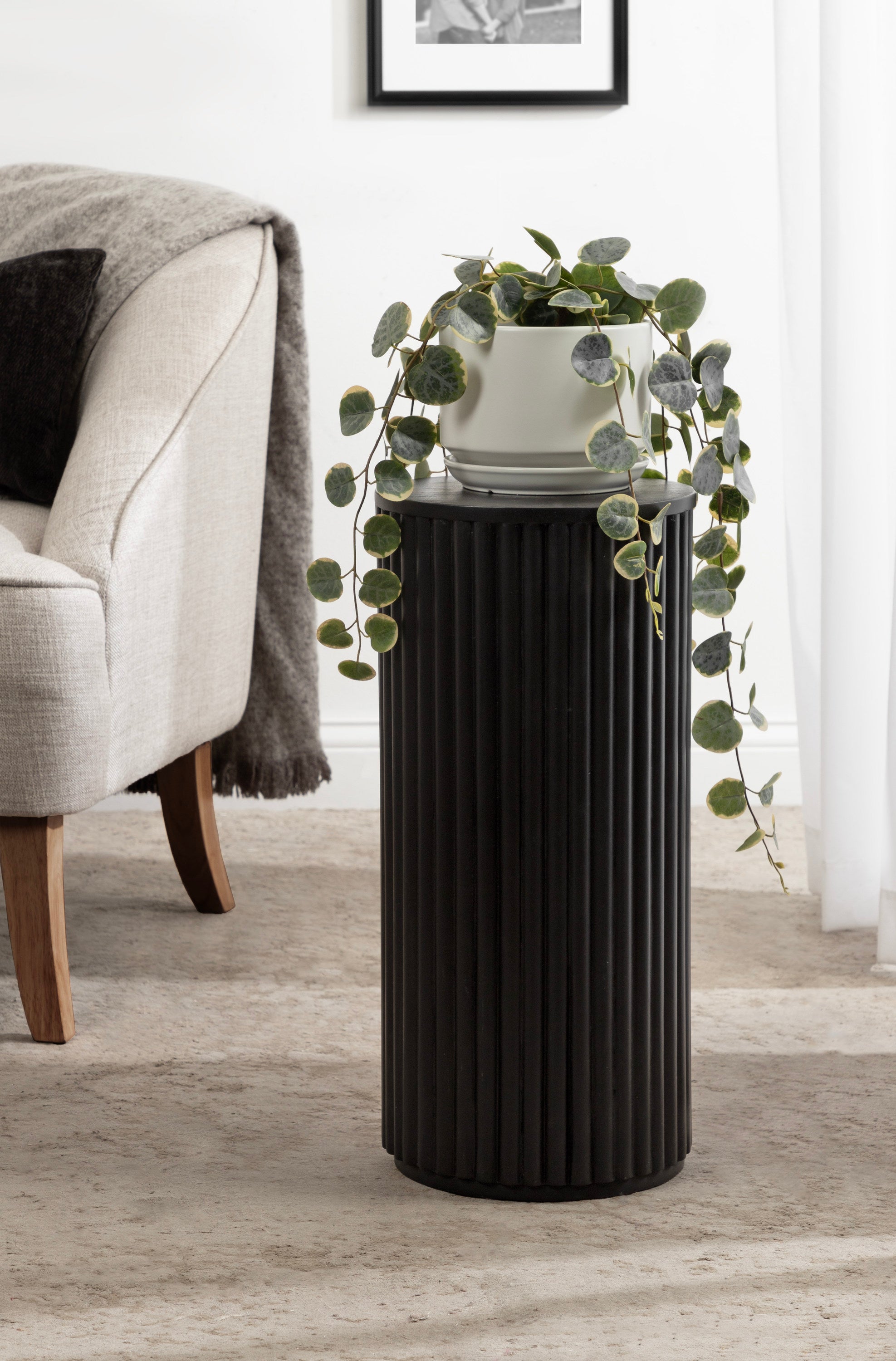 Drink Table Black 10x10x22 6