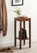Side Table Walnut Brown 12x12x28 7