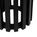 Drink Table White Black 9" Diameter 5