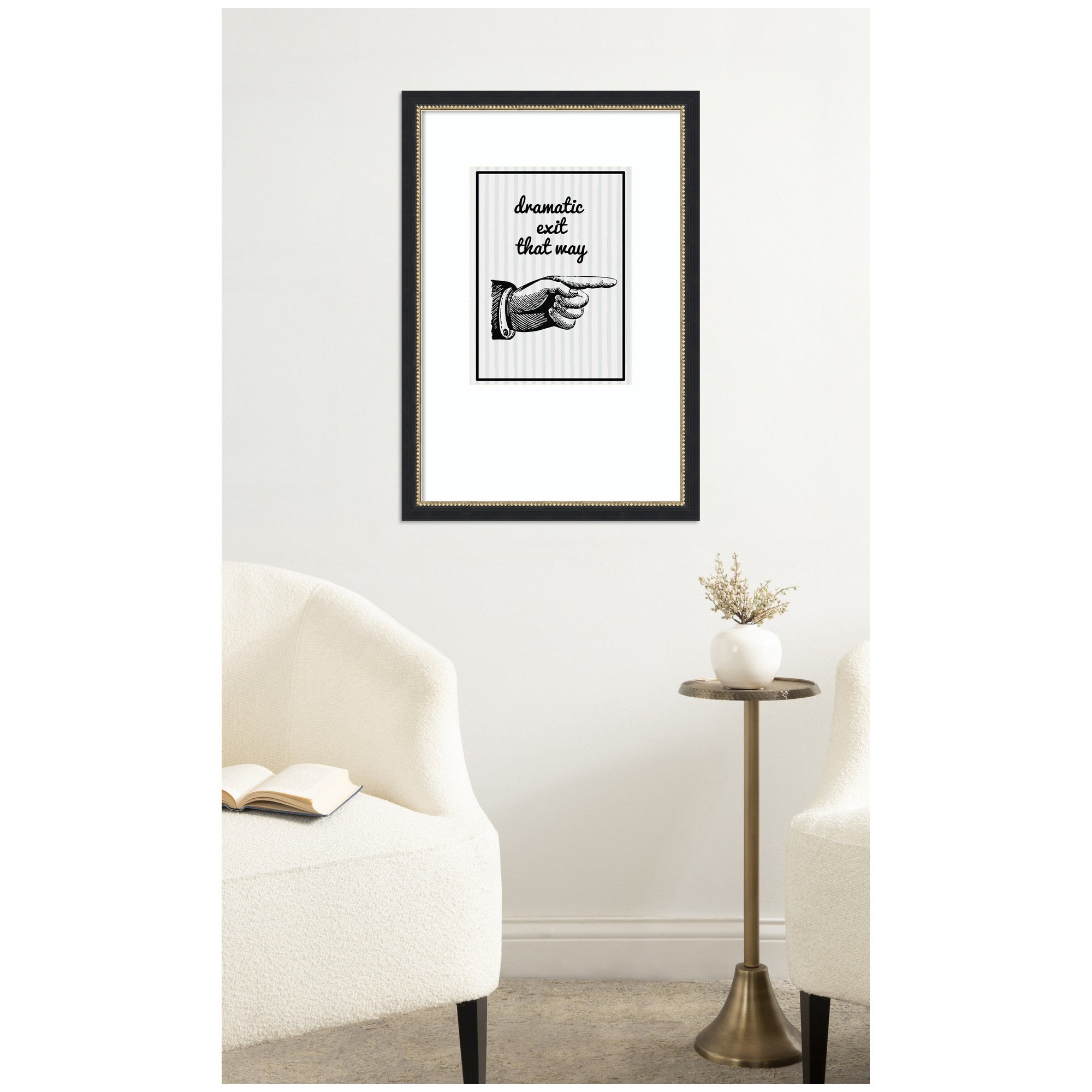 Dramatic Exit by Megan Ryan Framed Wall Art Print