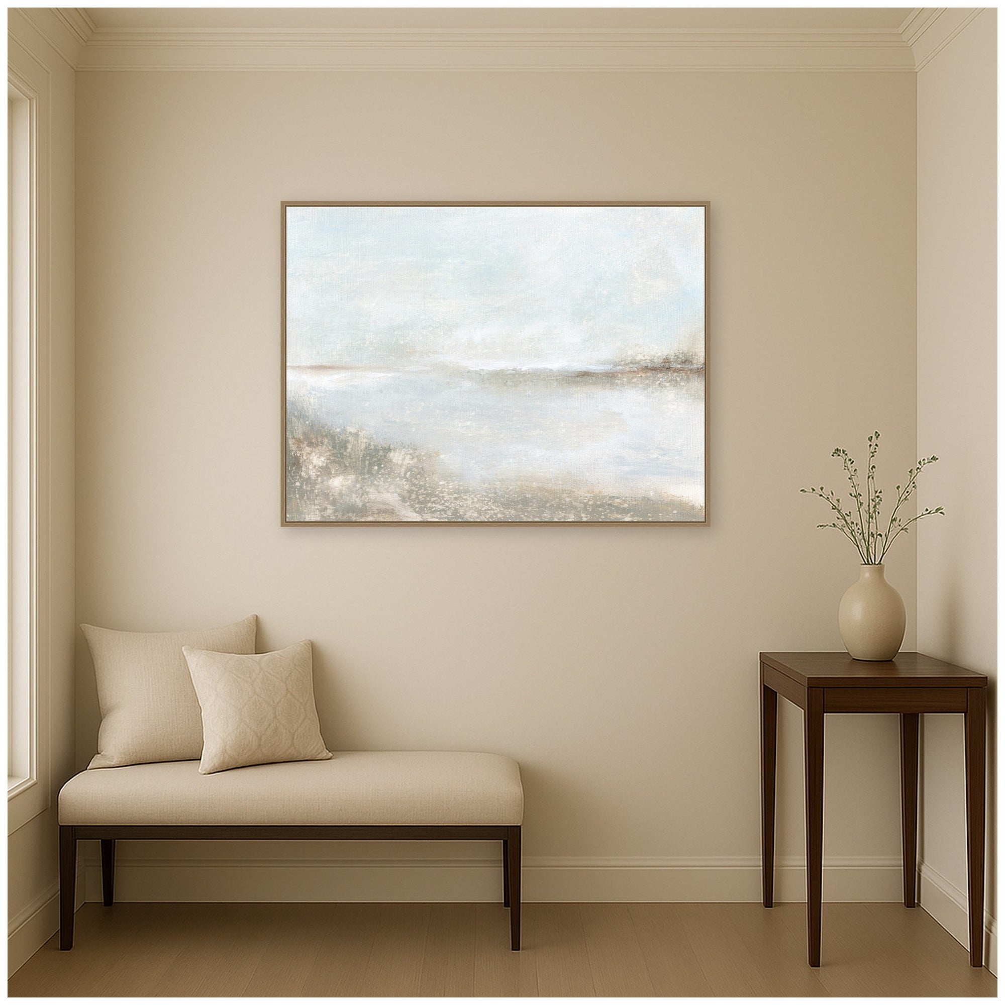 Framed Canvas 42x32 Sylvie Dark Gold 6