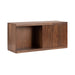 Cabinet Walnut Brown 30x10x14 1