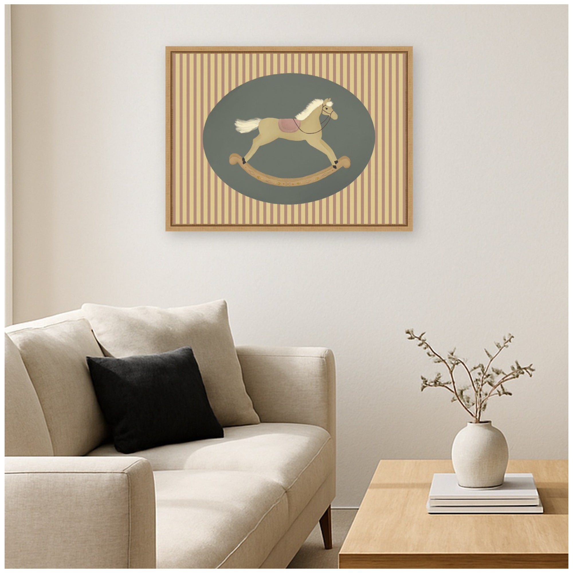 Framed Canvas 24x18 Sylvie Natural 7