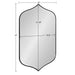 Irregular Mirror Black 20x32 5