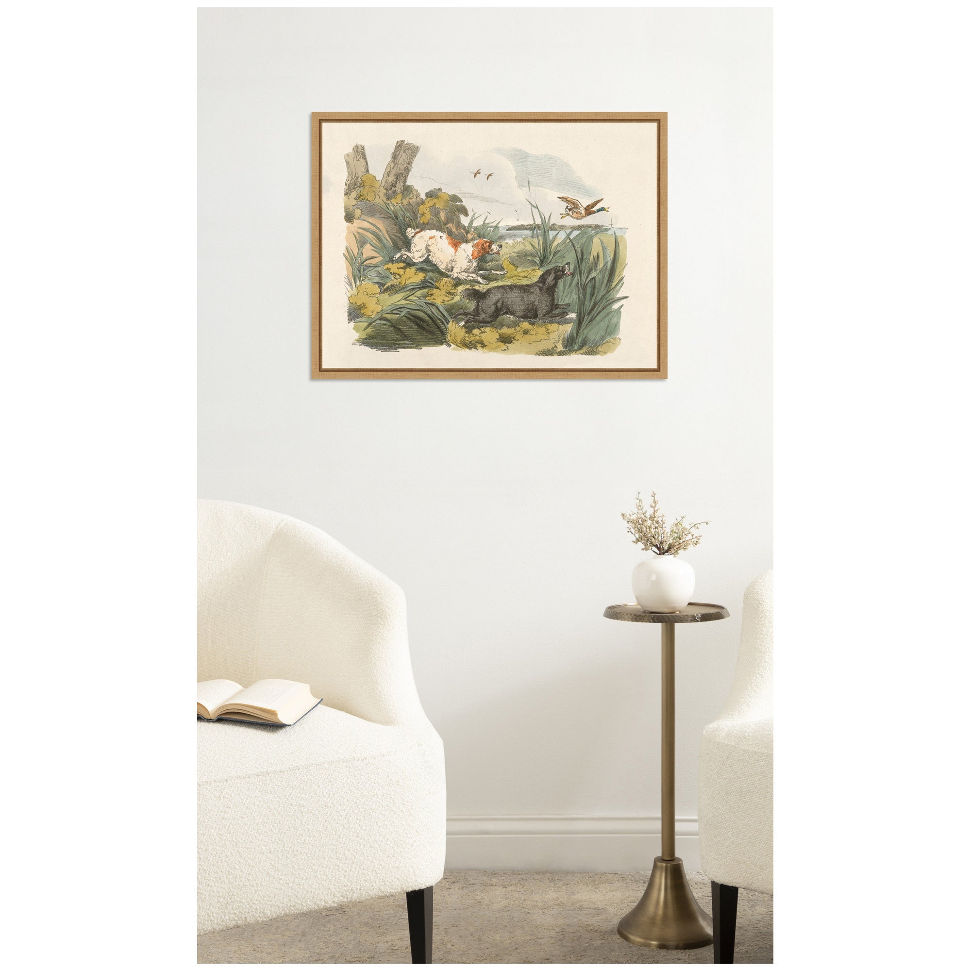 Framed Canvas 24x18 Sylvie Natural 5