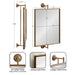 Functional Mirror 20x31 Gold 2