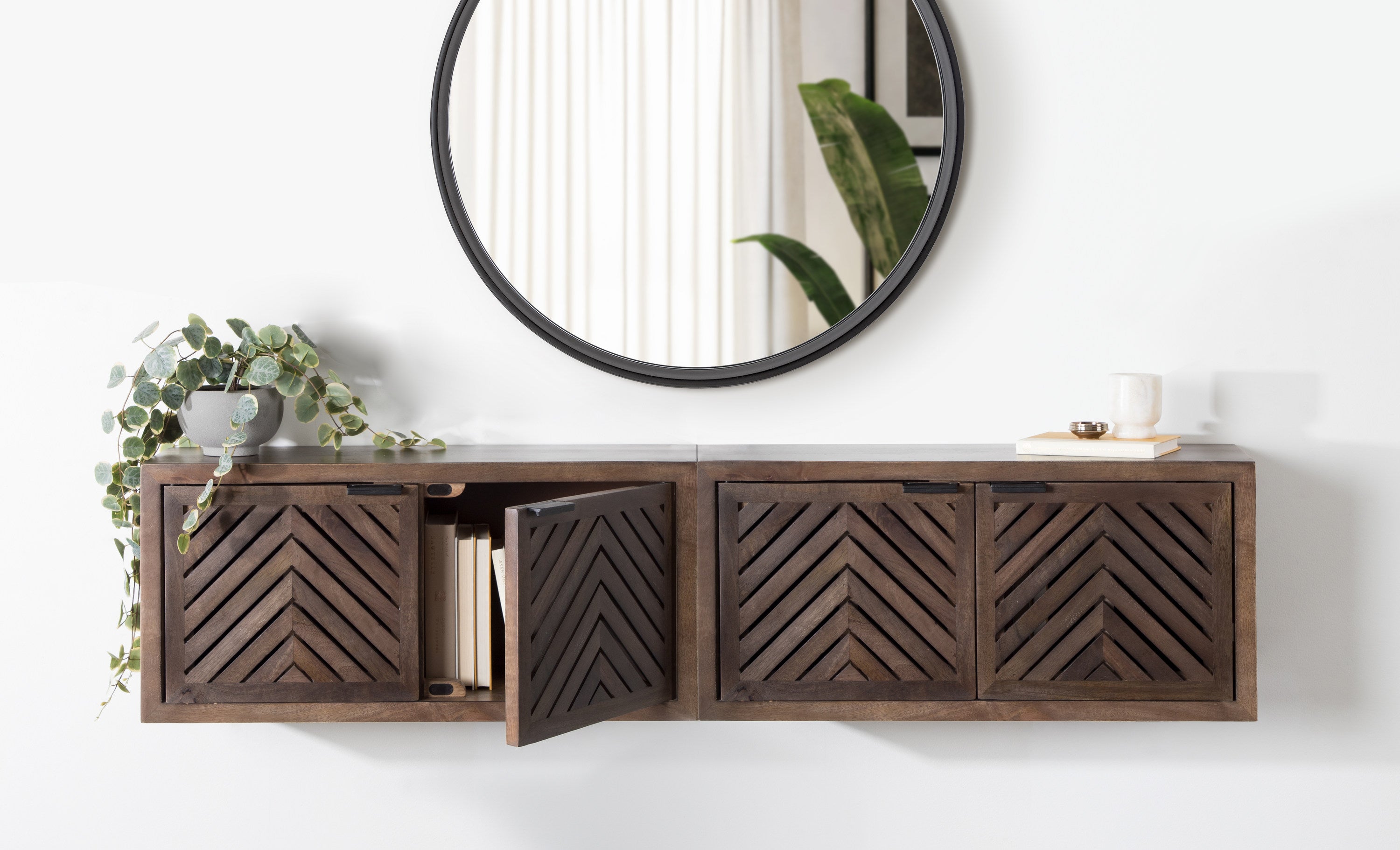 Mezzeta Decorative Wood Wall Cabinet