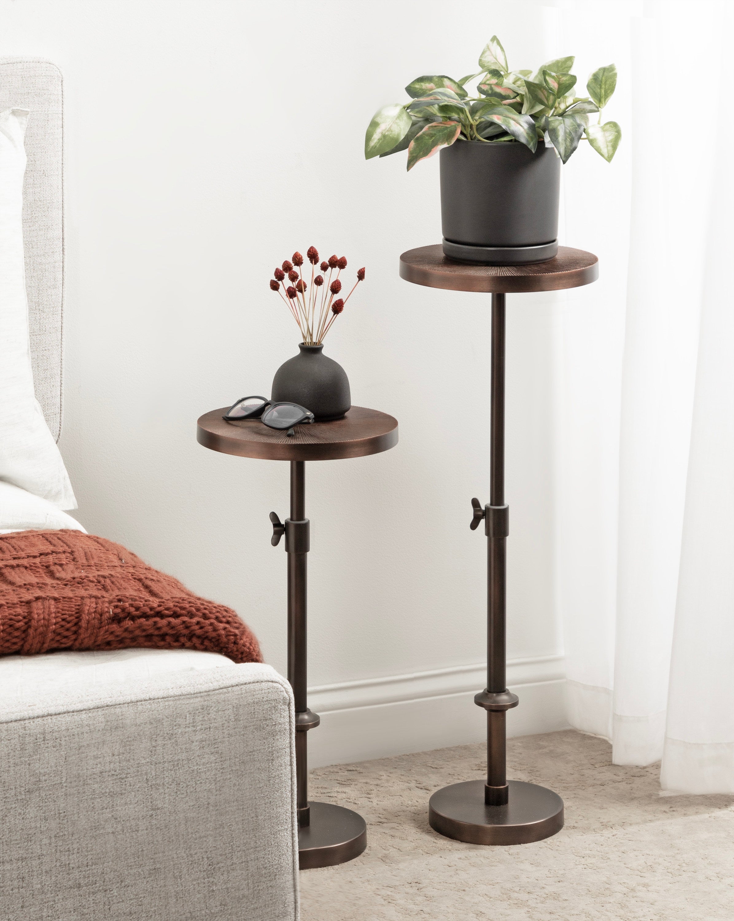 Drink Table Bronze 10x10x30 8