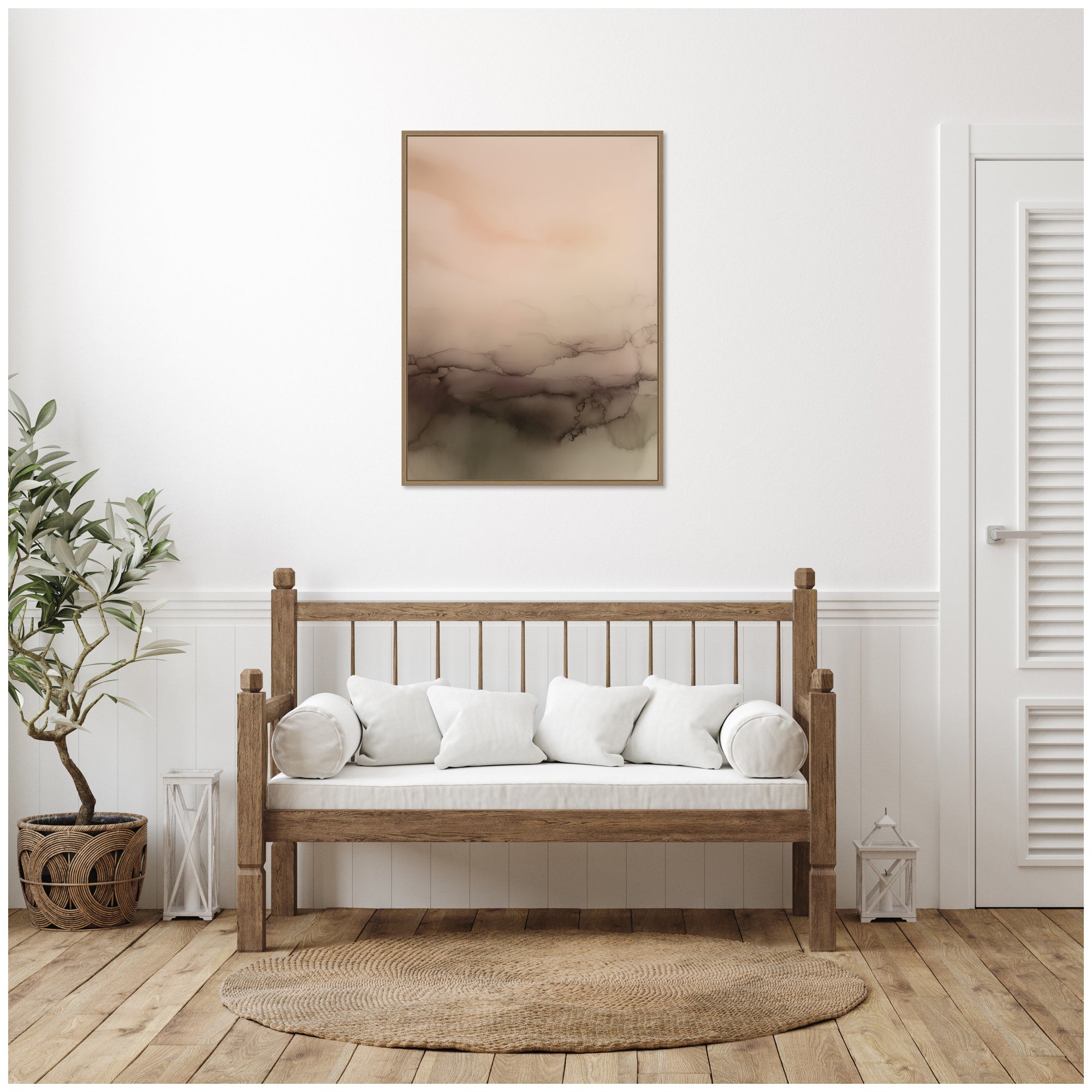 Dawn No. 3 by Amy Lighthall Framed Canvas Wall Art Print