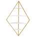 Accent Shelf White Gold 24x17x38 5
