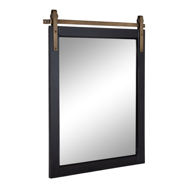 Rectangle Mirror Black 24x31 1