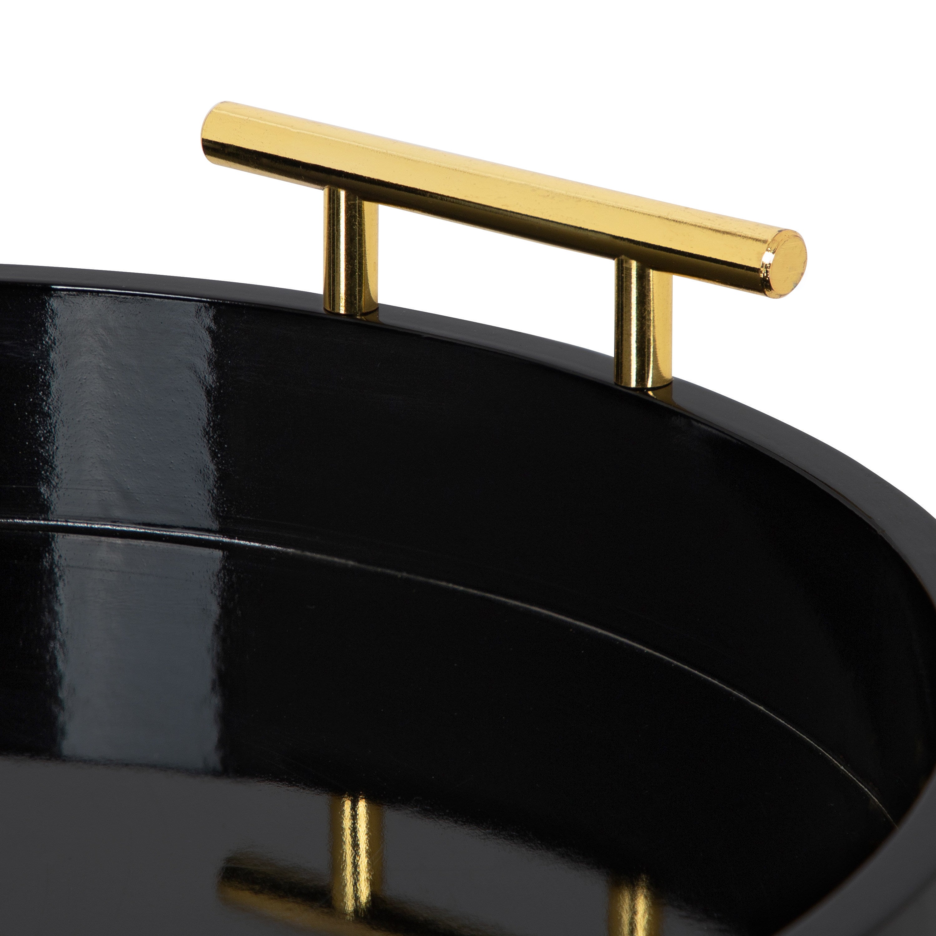 Single Tray Black 18" Diameter 3