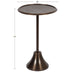 Side Table Bronze 15x15x24 2