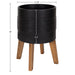 Freestanding Planter Black 11" Diameter 2