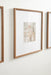 Wall Frame Brown 16x20 matted to 8x10 8