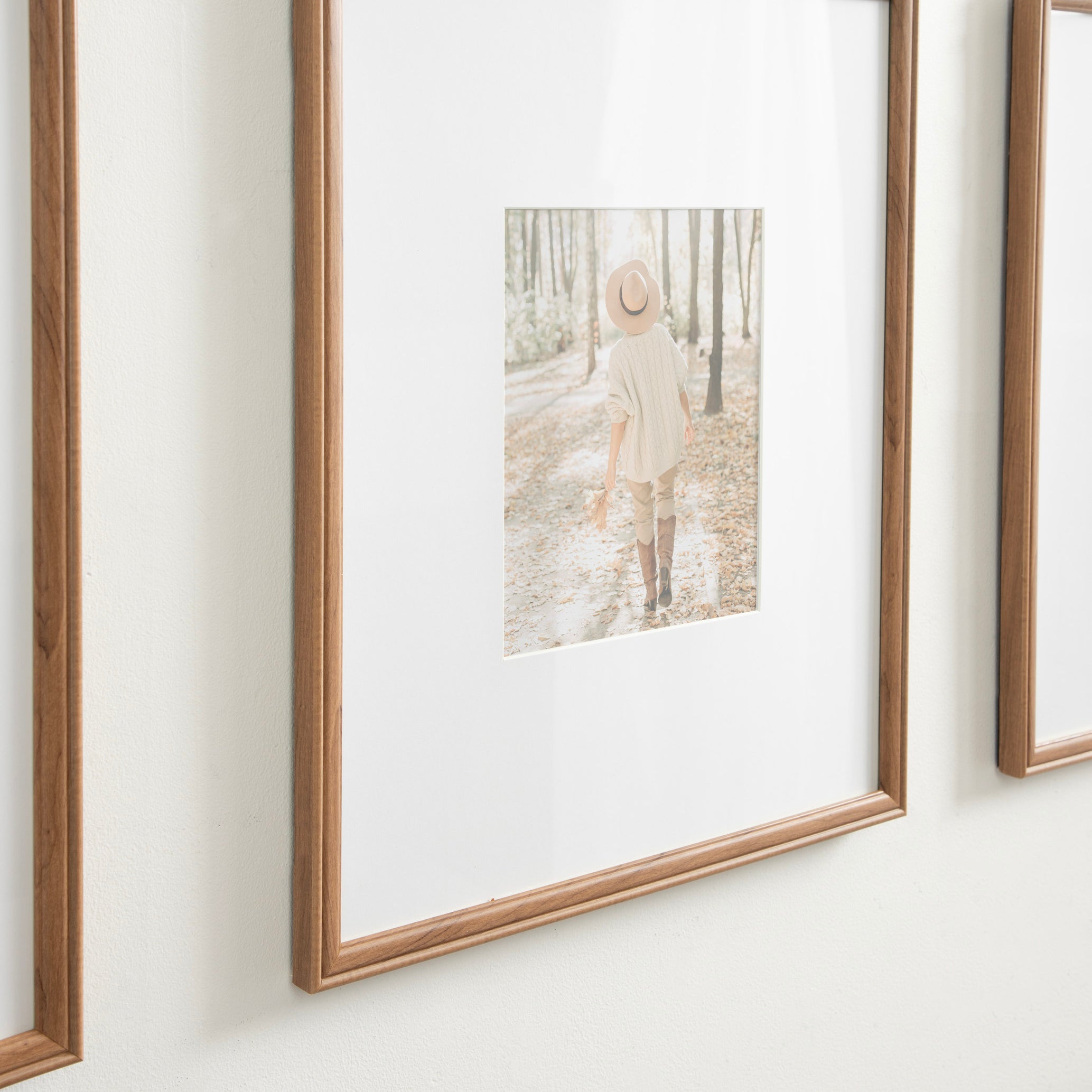 Wall Frame 16x20 matted to 8x10 Brown 8