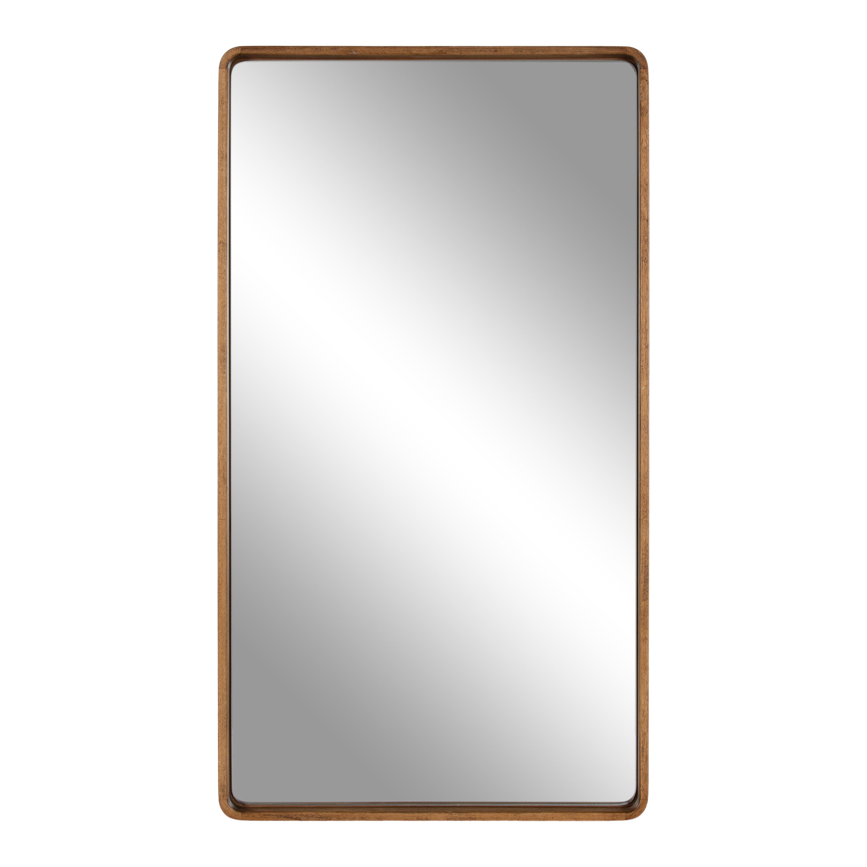 Rectangle Mirror Rustic Brown 20x36 5