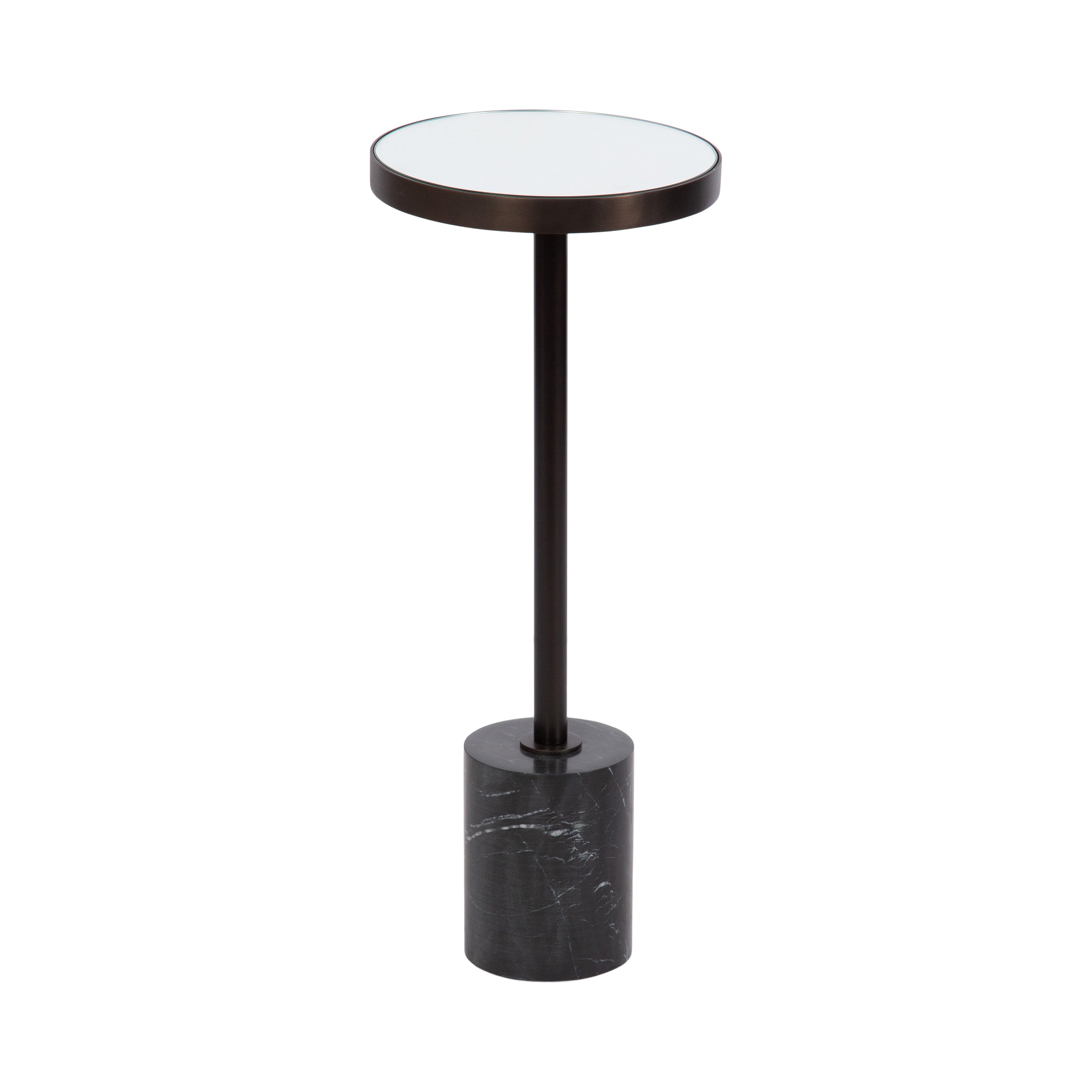 Drink Table Bronze Black 10x10x24 1