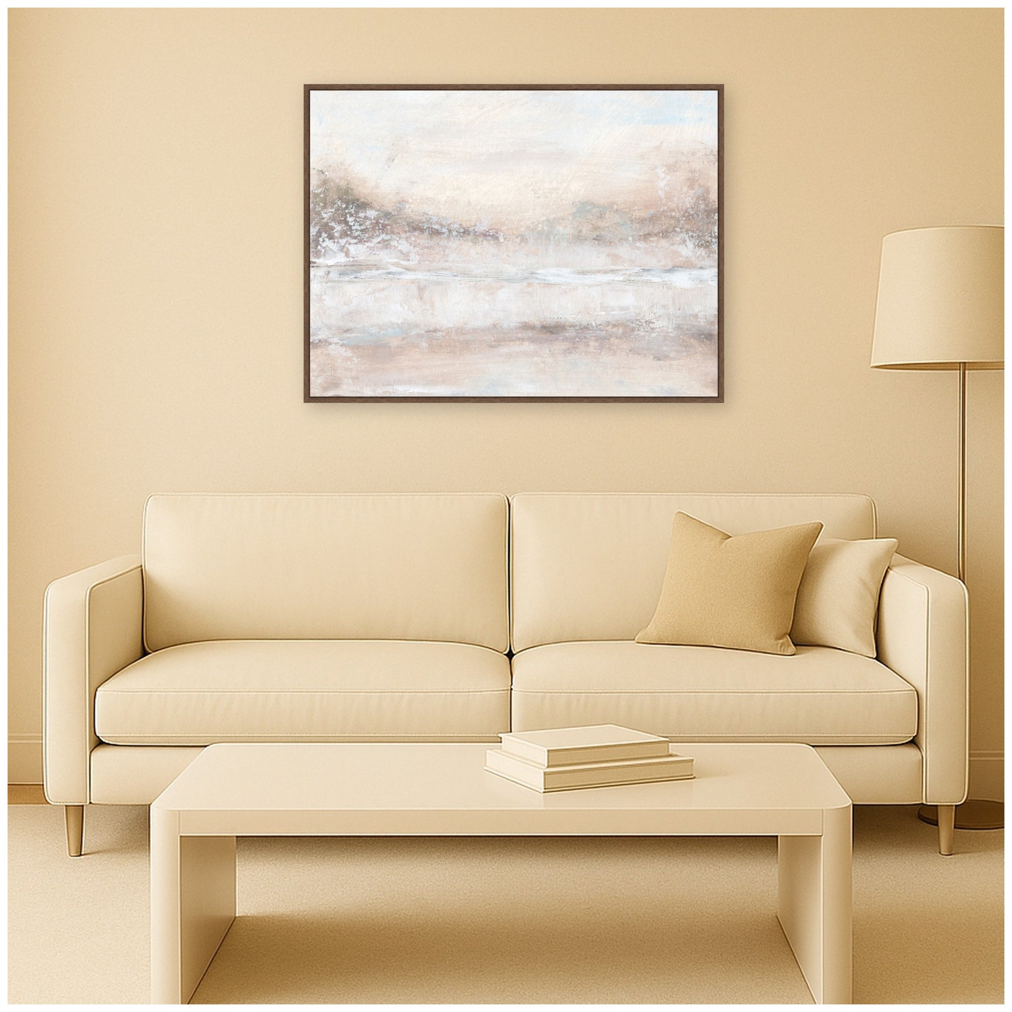 Framed Canvas 42x32 Sylvie Walnut 5