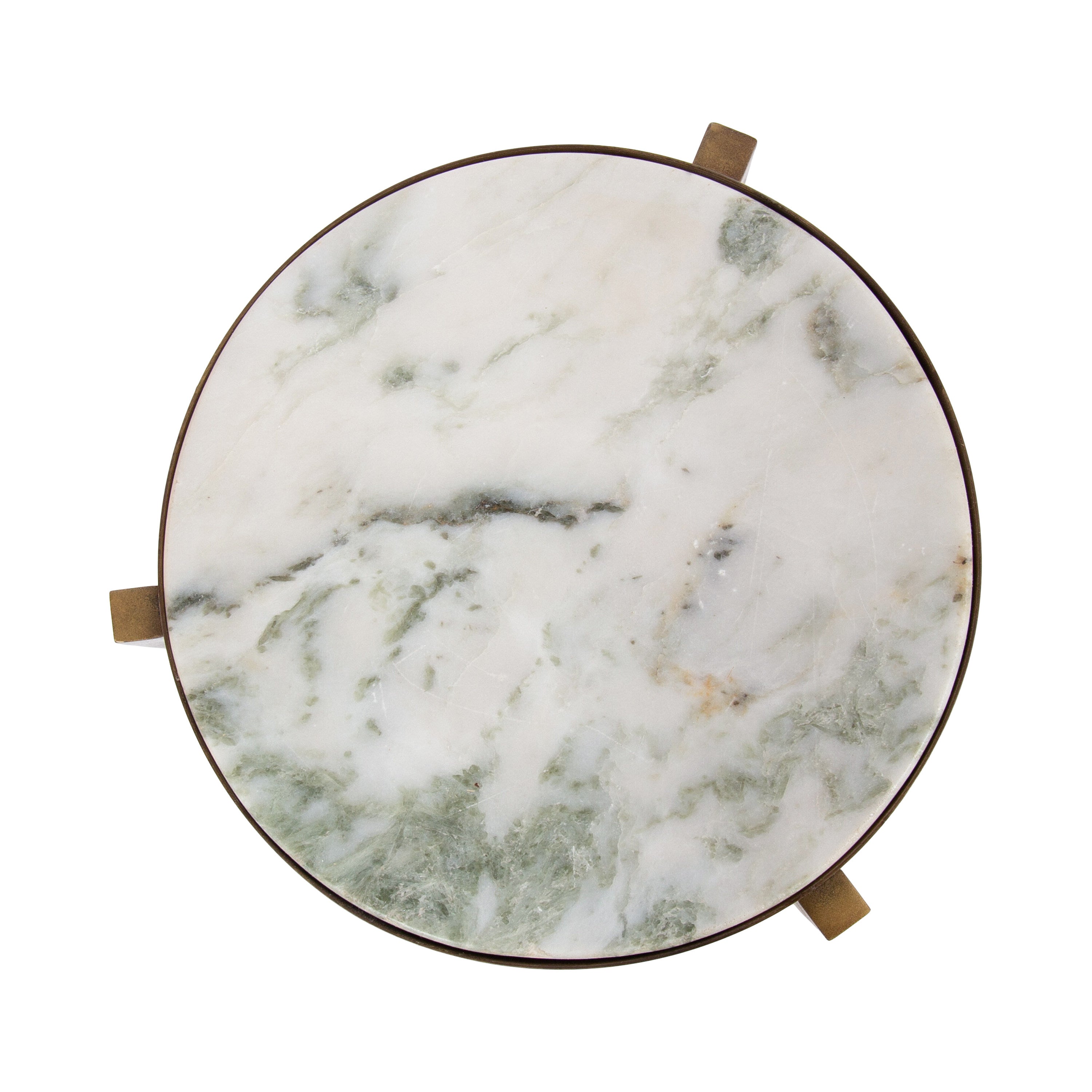 Drink Table Green Gold 9x9x23 4