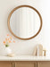 Round Mirror Gold 30" Diameter 7