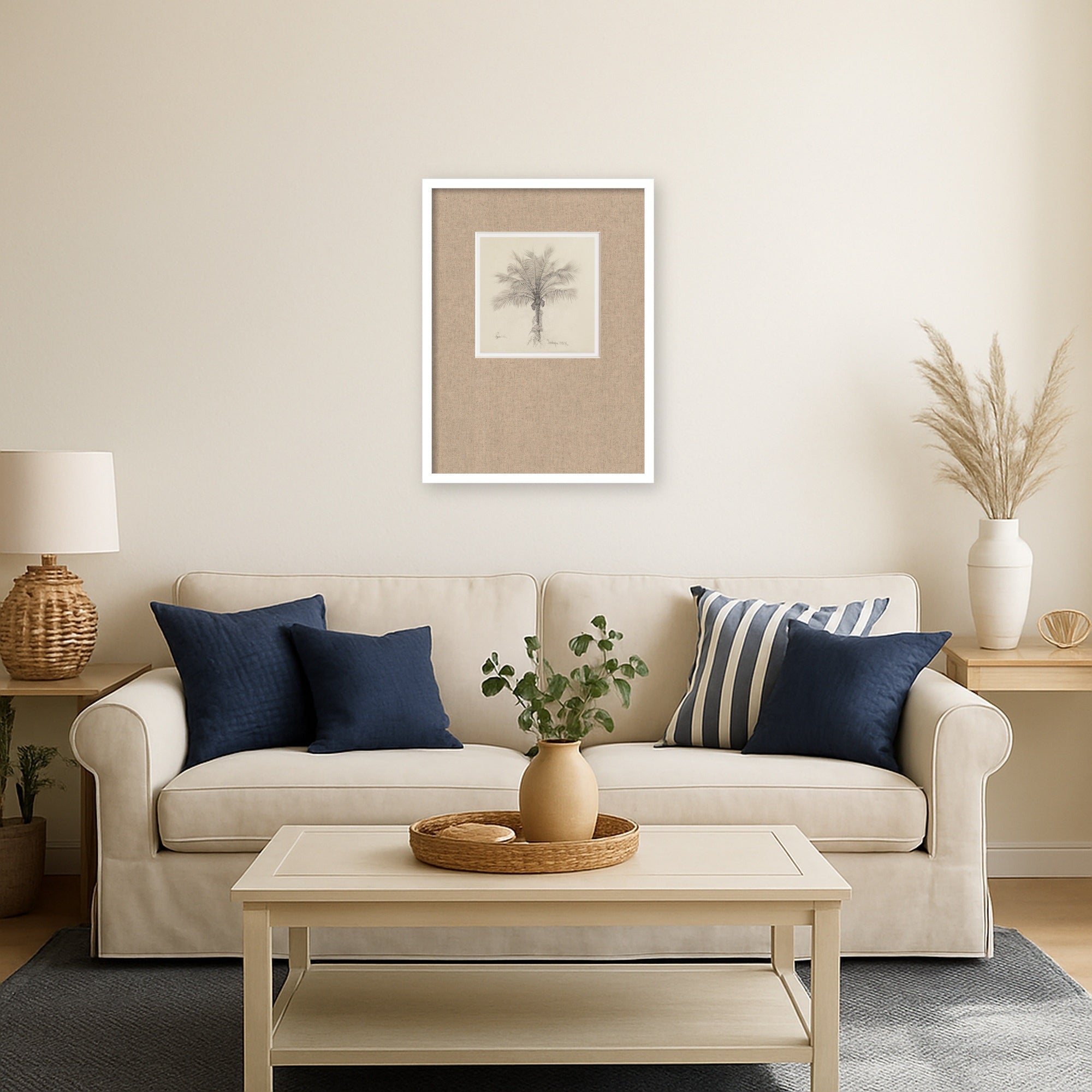 Mounted Canvas 19x25 Svelte White 6