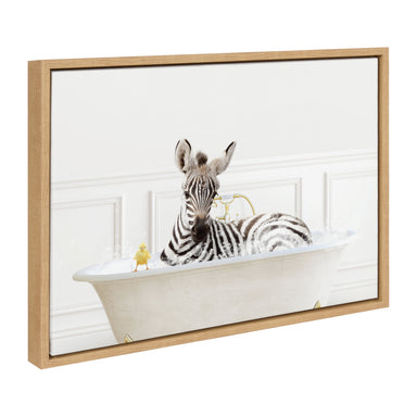 Framed Canvas Sylvie Natural 18x24 1