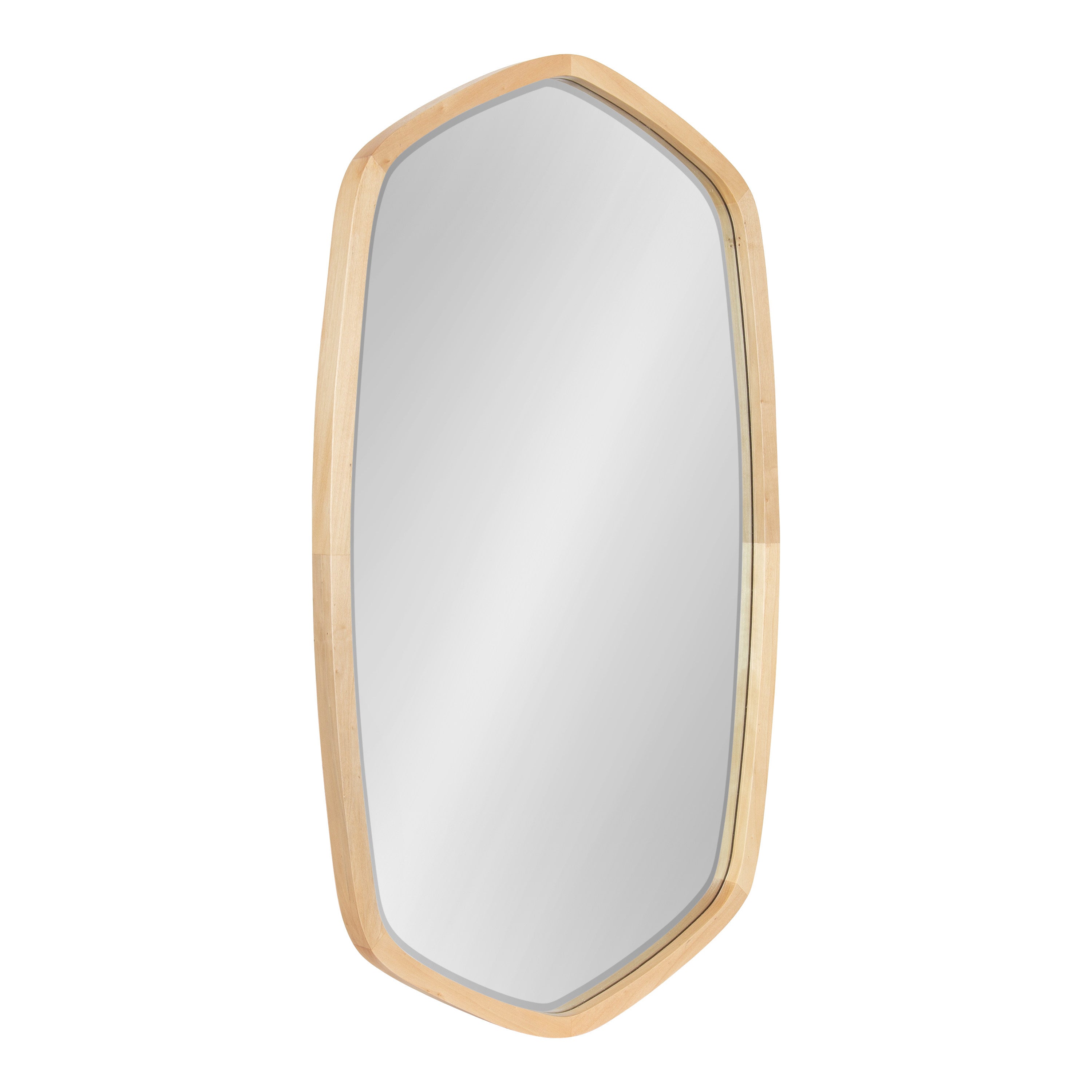 Hexagon Mirror Natural 20x36 1