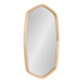 Hexagon Mirror Natural 20x36 1