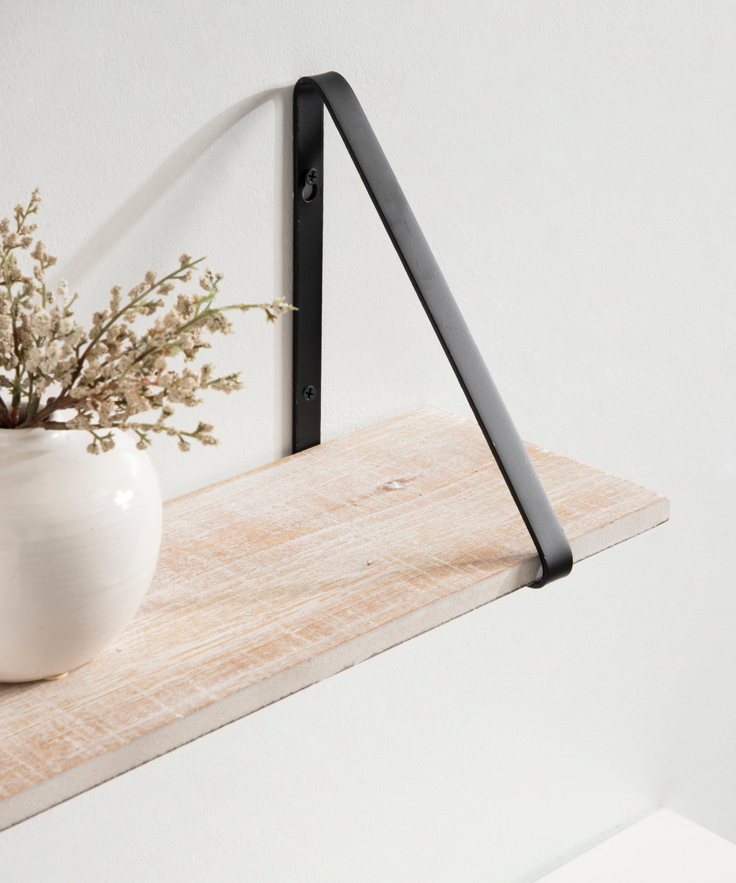 Floating Shelf White 2 Pk-28" 8