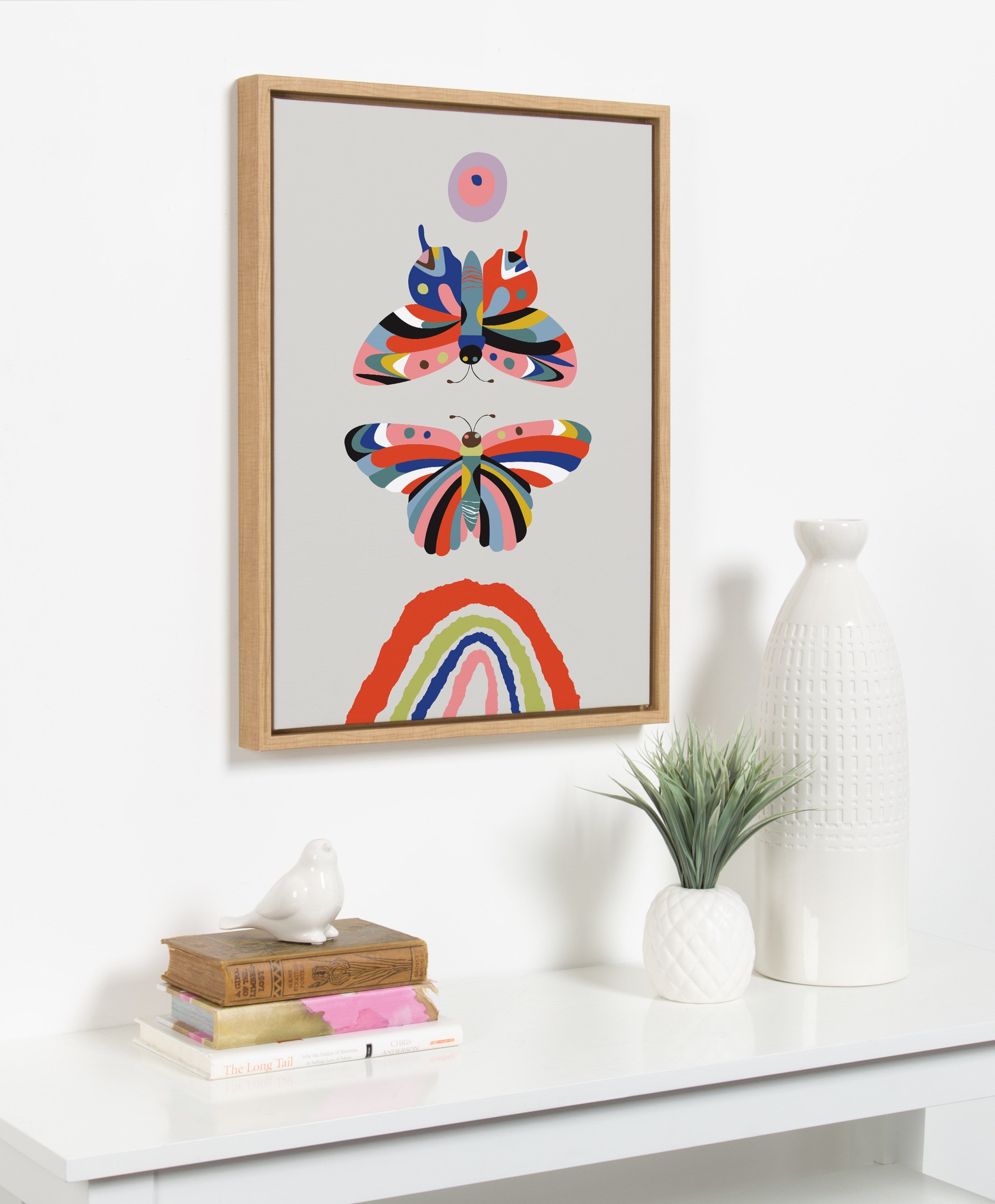 Framed Canvas Sylvie Natural 18x24 5