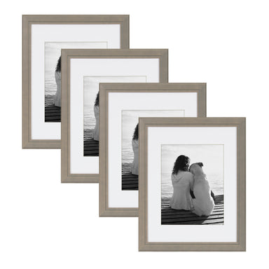 Wall Frame Gray 11x14 matted to 8x10 1
