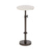 Drink Table White Pewter 10x10x30 1