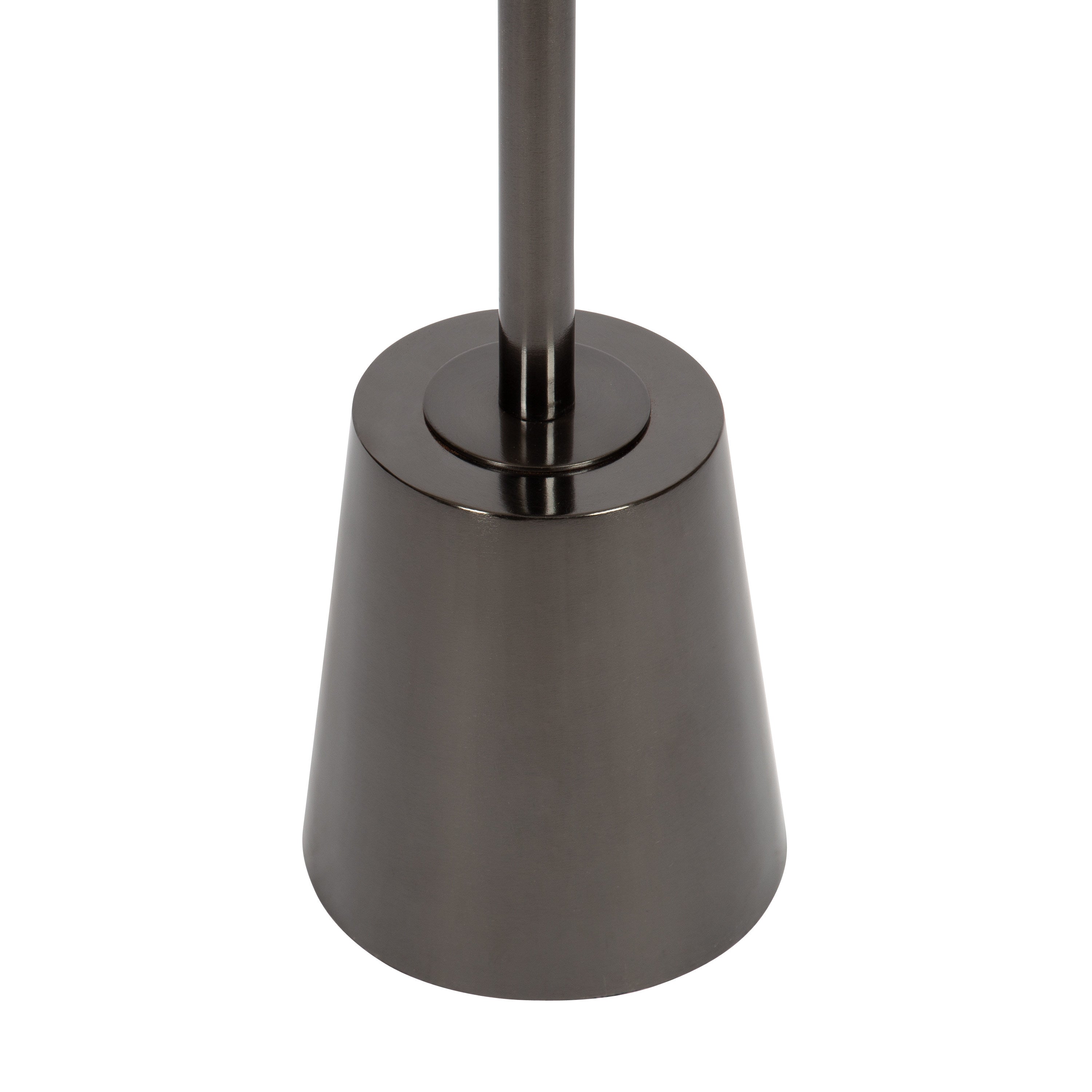 Side Table White Pewter 14x14x24 4