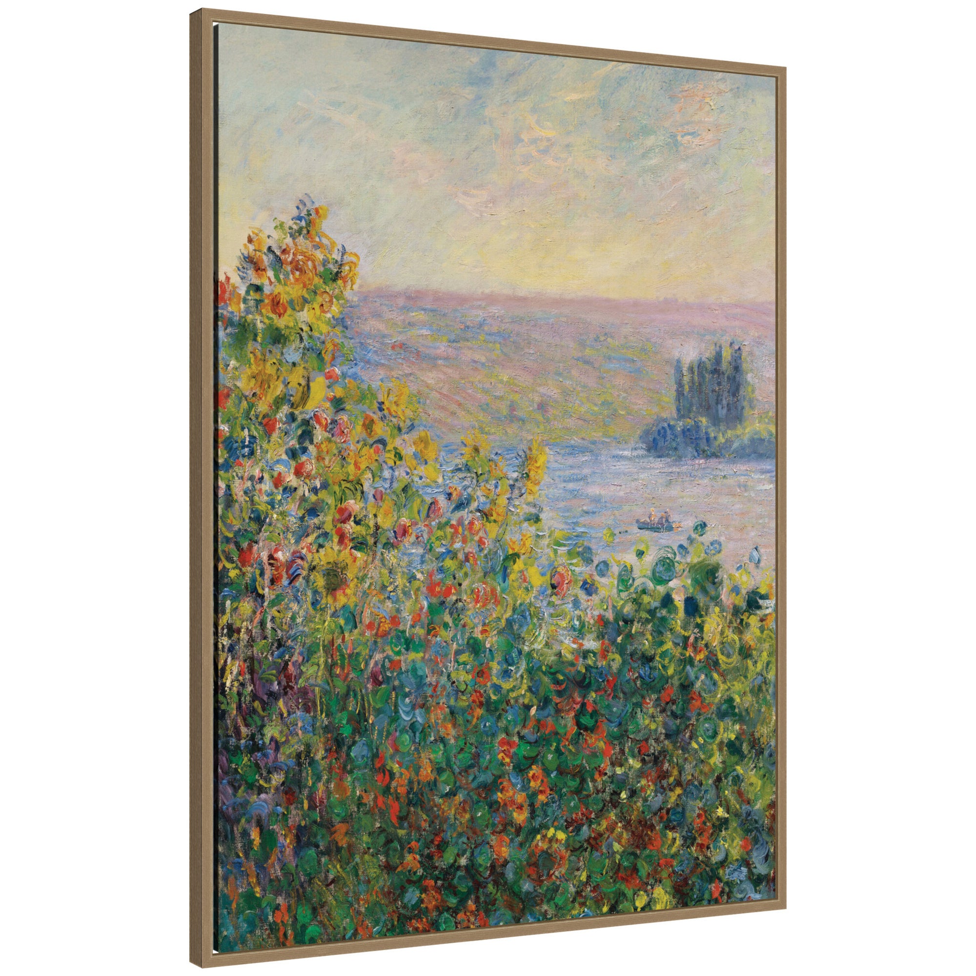 Framed Canvas 28x38 Sylvie Dark Gold 1