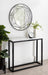 Decorative Mirror Black 30" Diameter 7