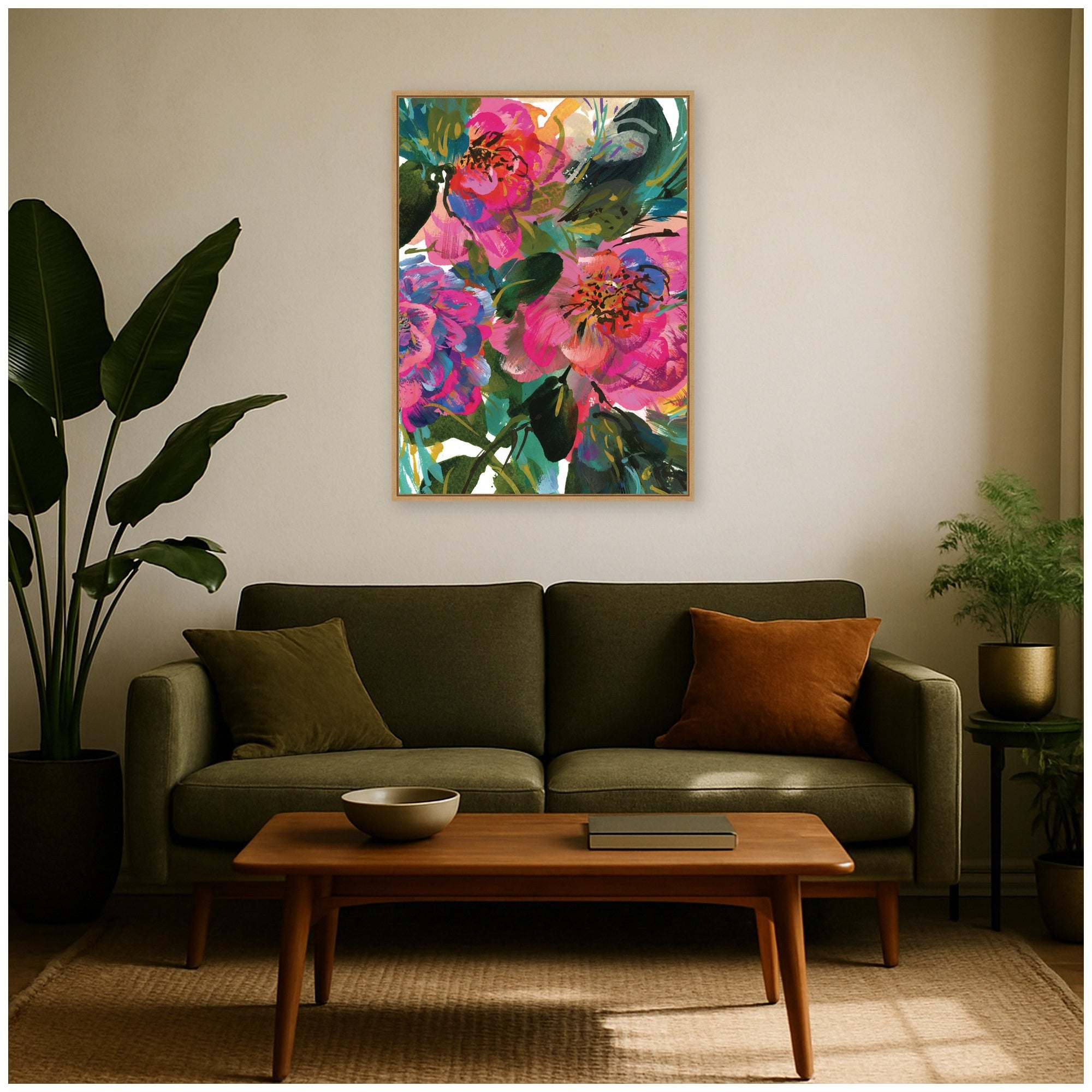 Framed Canvas 28x38 Sylvie Natural 7