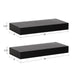 Floating Shelf 2 Piece 18 Inch Black 2