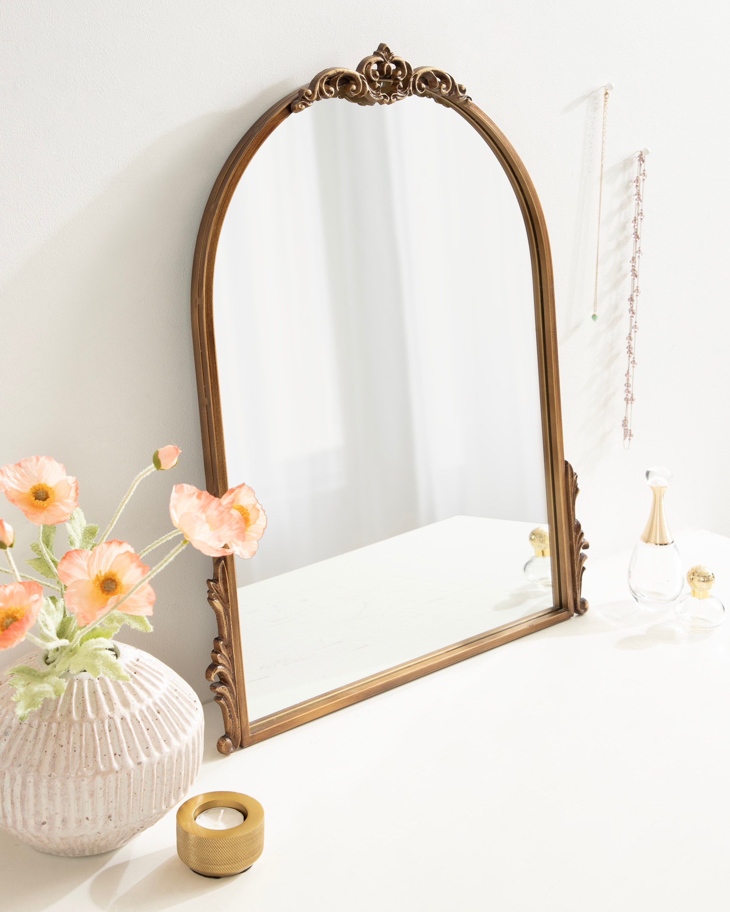 Arch Mirror Gold 21x26 6