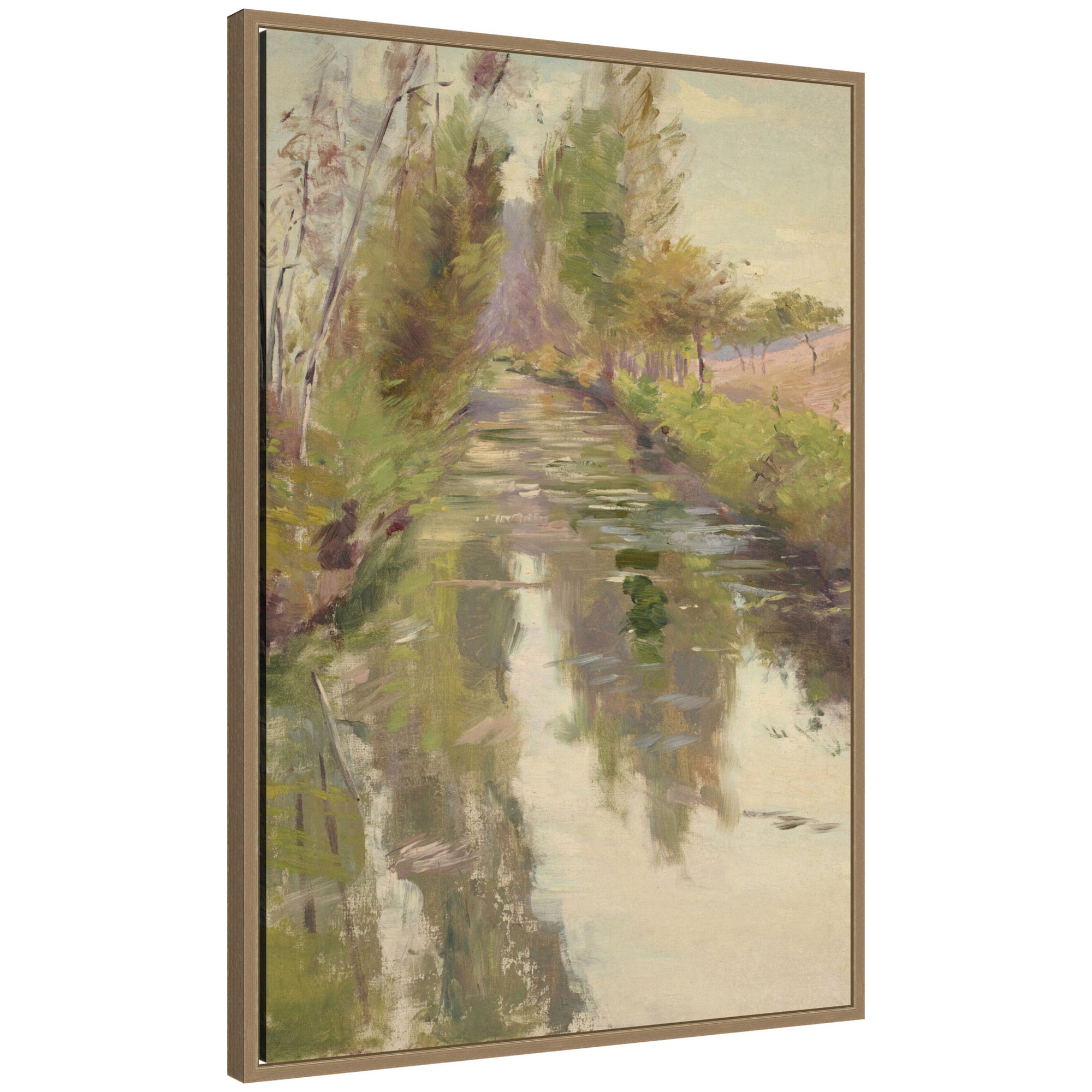 Framed Canvas 23x33 Sylvie Dark Gold 1