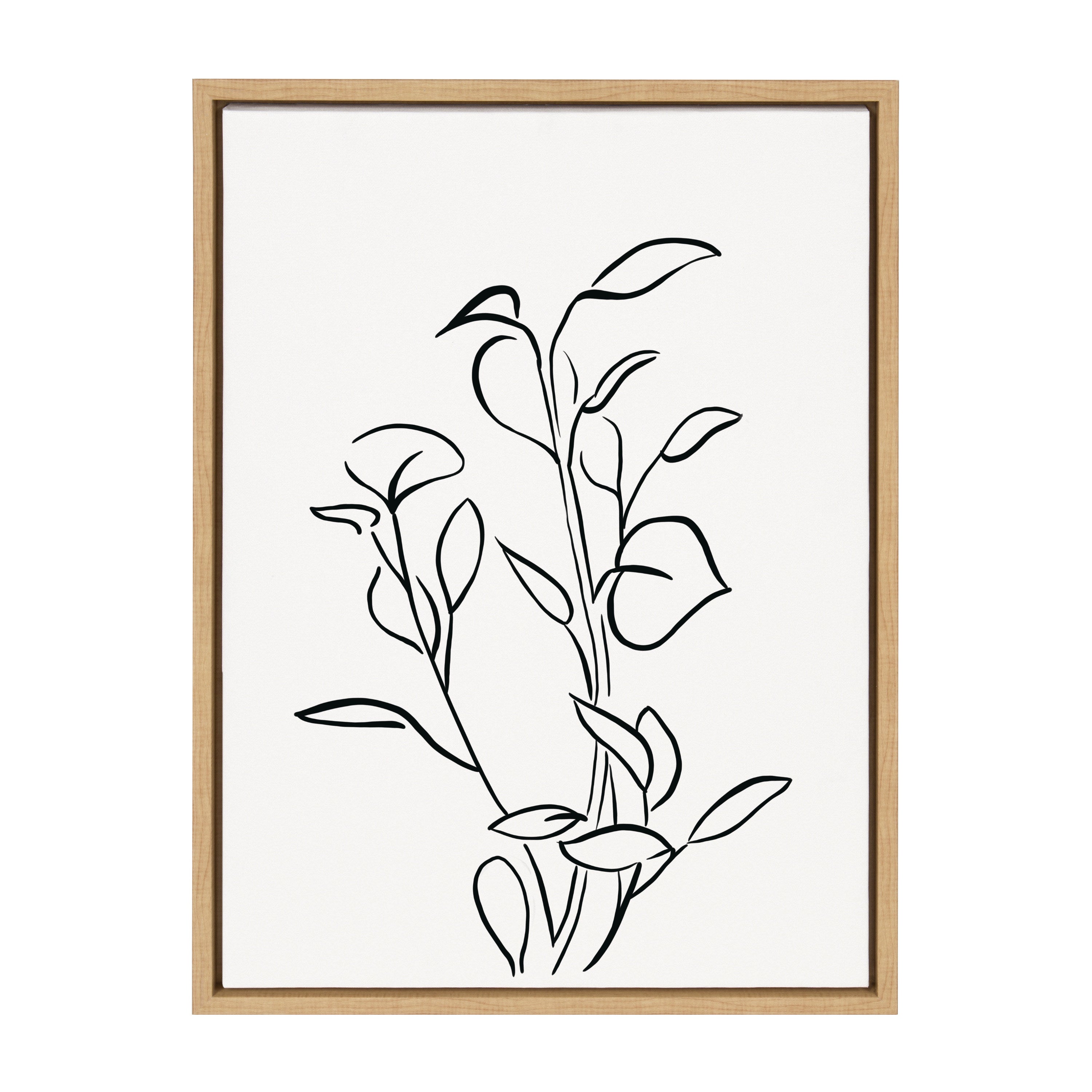 Framed Canvas Sylvie Natural 18x24 1
